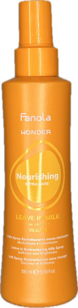 Fanola WONDER NOURISHING RESTRUCTURING LEAVE-IN MILK SPRAY 195 ml SOFTNESS AND BRIGHTNESS